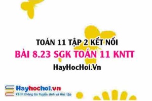 Bài 8.23 SGK Toán 11 Tập 2 Kết nối tri thức